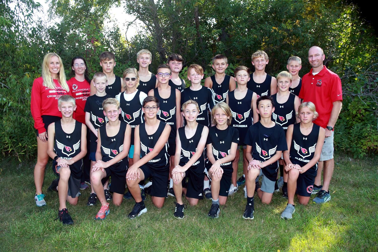 2023 Middle School Boys Cross Country Team